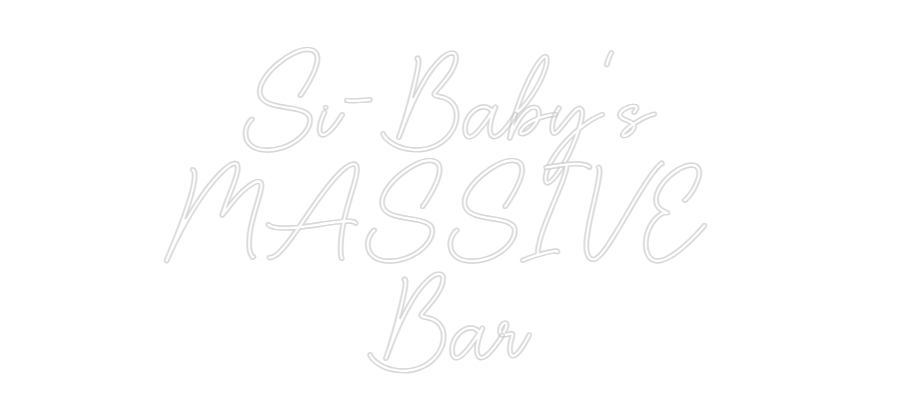 Custom Neon Sign Online Editor Si-Baby's
MA...