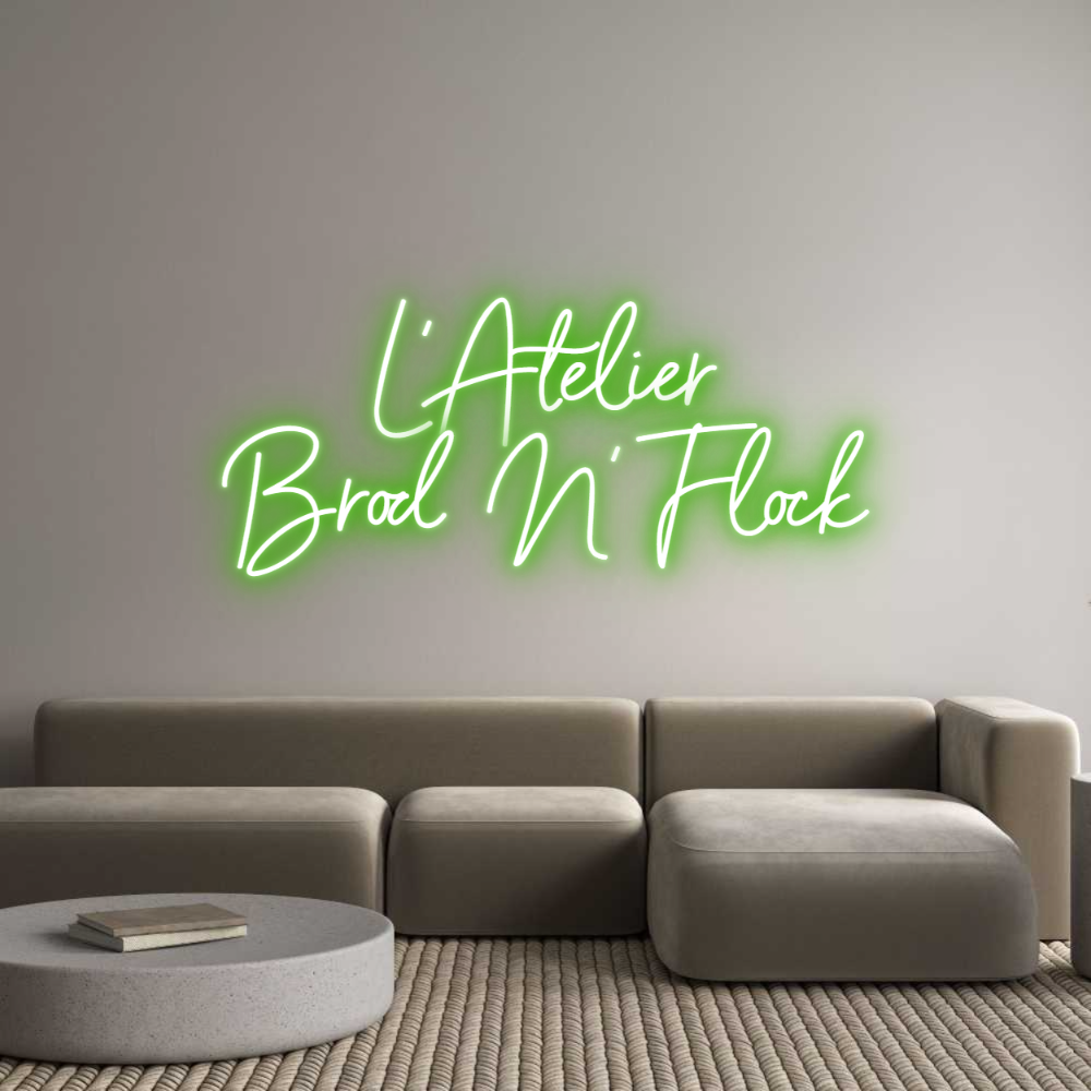 Custom Neon Sign Online Editor L'Atelier
Br...