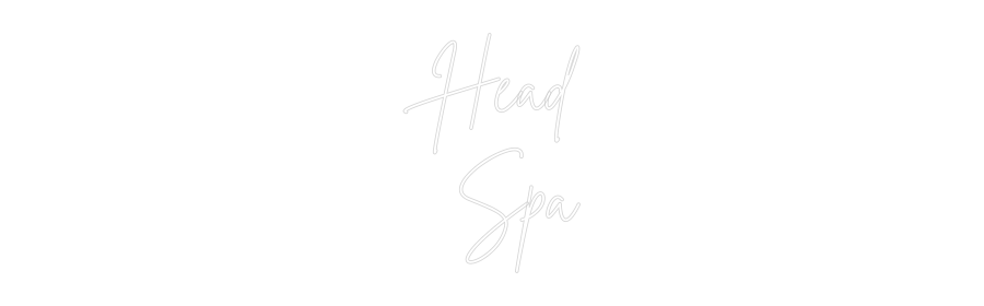 Custom Neon Sign Online Editor Head
Spa