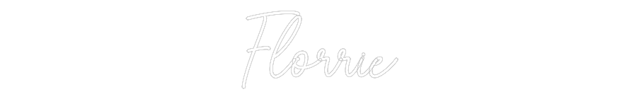 Custom Neon Sign Online Editor Florrie