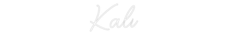 Custom Neon Sign Online Editor Kali
