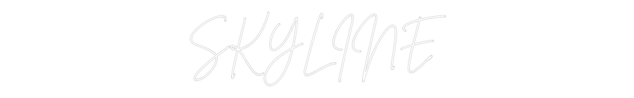 Custom Neon Sign Online Editor SKYLINE