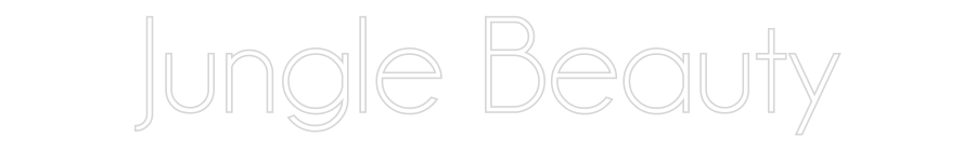 Custom Neon Sign Online Editor Jungle Beauty