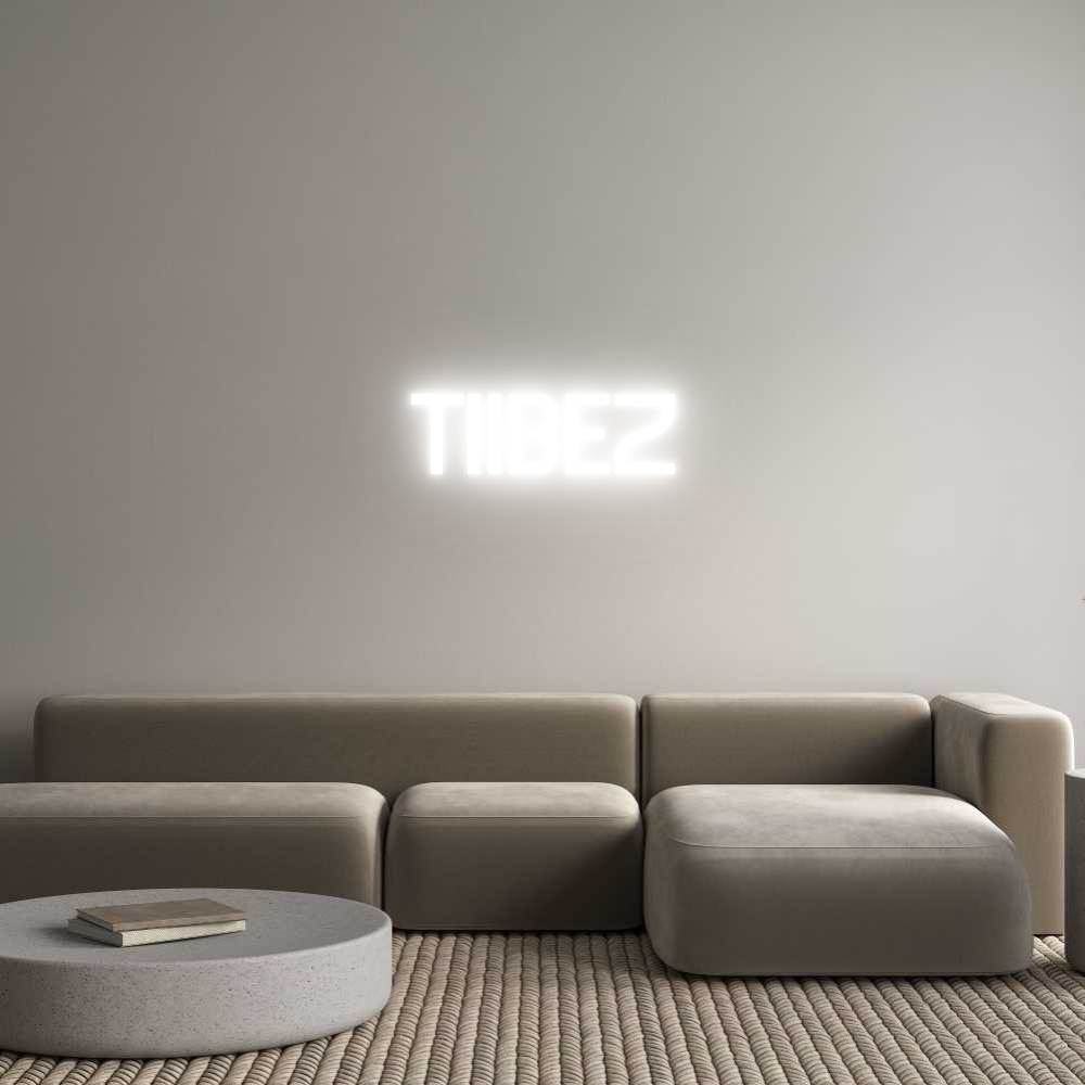 Custom Neon Sign Online Editor TIIBEZ