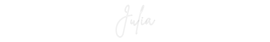 Custom Neon Sign Online Editor Julia