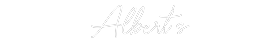 Custom Neon Sign Online Editor Albert’s