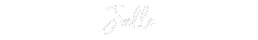 Custom Neon Sign Online Editor Joëlle