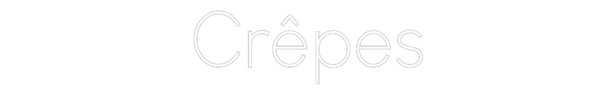 Custom Neon Sign Online Editor Crêpes