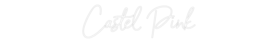 Custom Neon Sign Online Editor Castel Pink