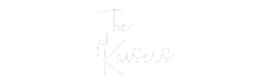 Custom Neon Sign Online Editor The
Kaisers