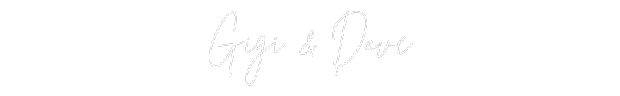 Custom Neon Sign Online Editor Gigi & Dove