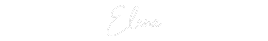 Custom Neon Sign Online Editor Elena