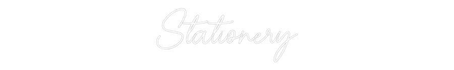Custom Neon Sign Online Editor Stationery