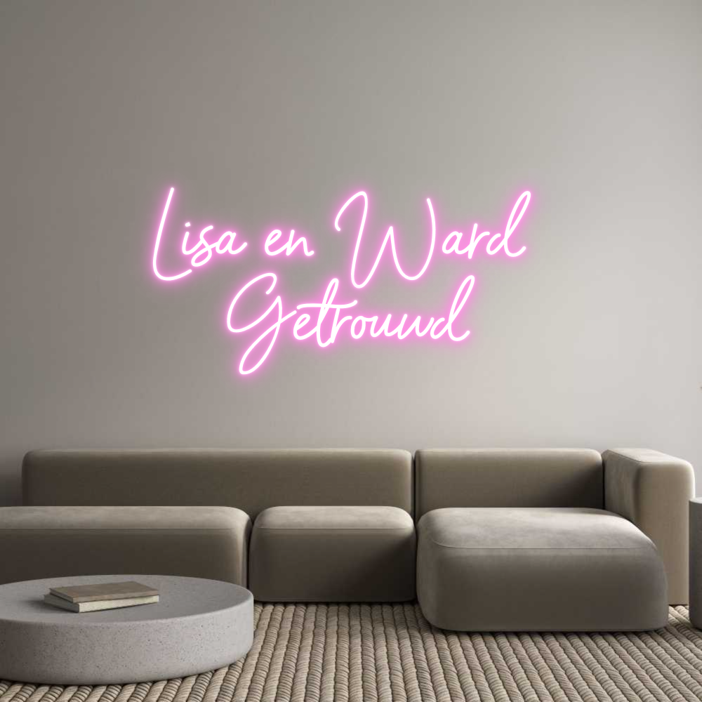 Custom Neon Sign Online Editor Lisa en Ward ...