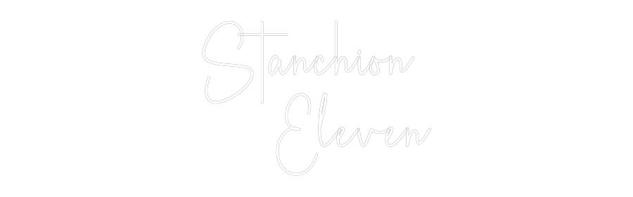 Custom Neon Sign Online Editor Stanchion 
E...