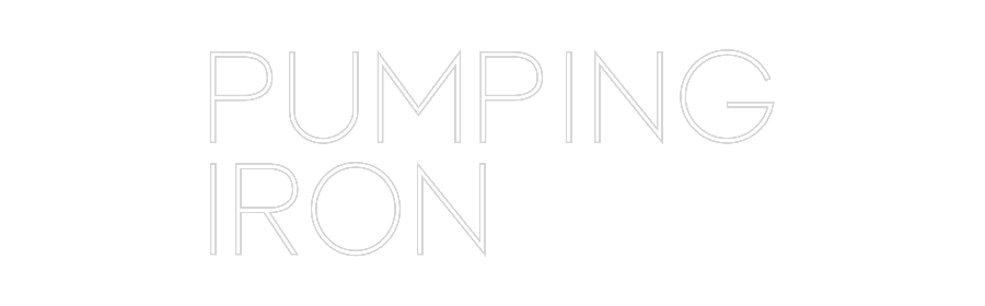 Custom Neon Sign Online Editor Pumping
Iron