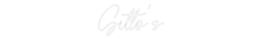 Custom Neon Sign Online Editor Gitto’s
