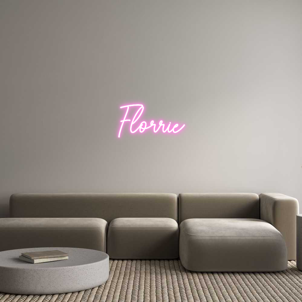 Custom Neon Sign Online Editor Florrie
