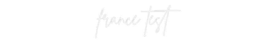 Custom Neon Sign Online Editor france test