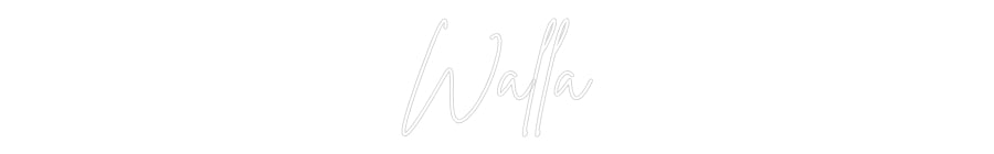 Custom Neon Sign Online Editor Walla