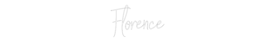 Custom Neon Sign Online Editor Florence