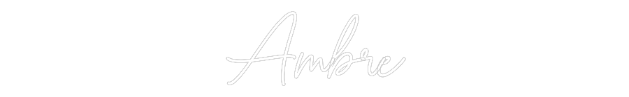 Custom Neon Sign Online Editor Ambre