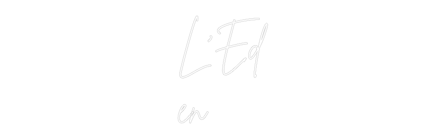Custom Neon Sign Online Editor L’Ed
en