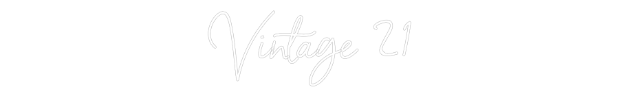 Custom Neon Sign Online Editor Vintage 21