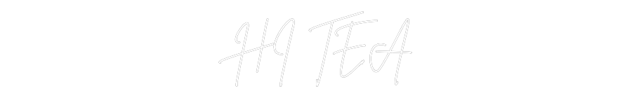 Custom Neon Sign Online Editor HI TEA