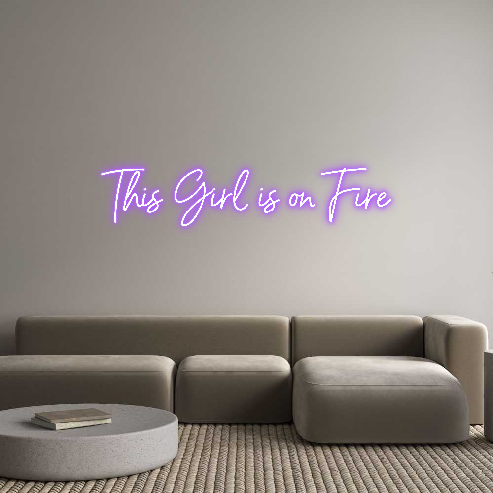 Custom Neon Sign Online Editor This Girl is ...