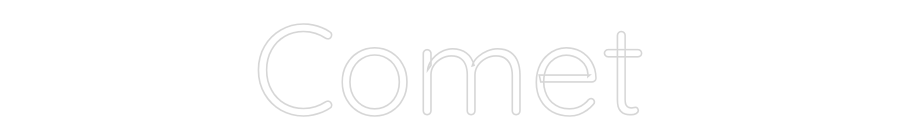 Custom Neon Sign Online Editor Comet