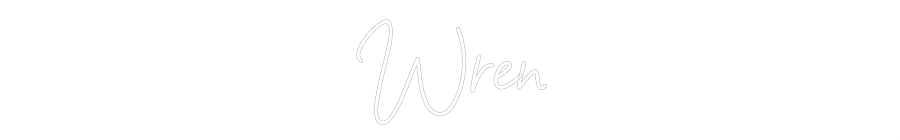 Custom Neon Sign Online Editor Wren
