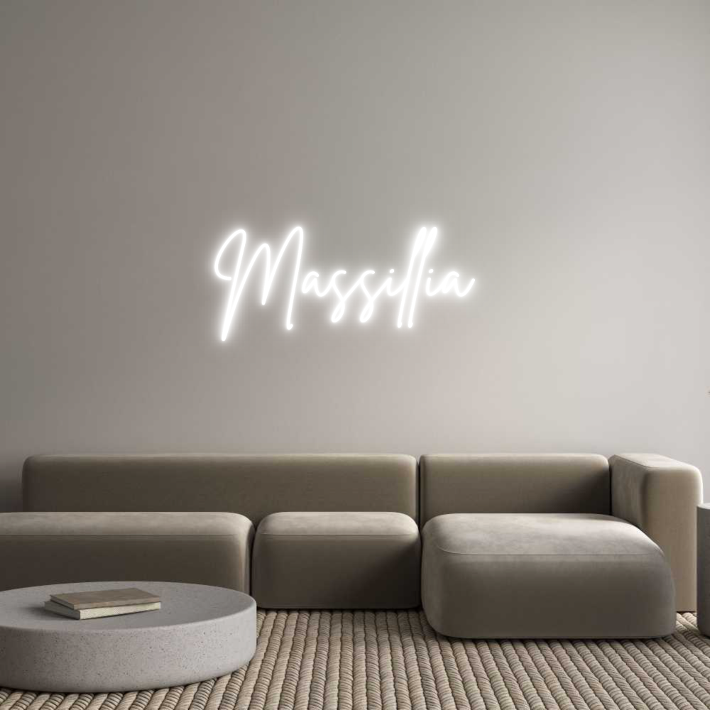 Custom Neon Sign Online Editor Massillia
