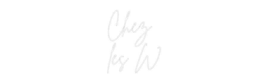 Custom Neon Sign Online Editor Chez
les W