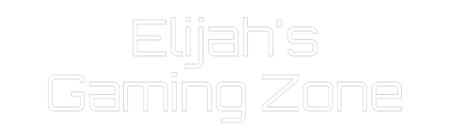 Custom Neon Sign Online Editor Elijah's
Gam...