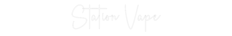 Custom Neon Sign Online Editor Station Vape
