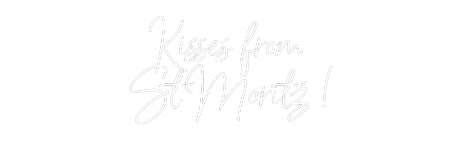 Custom Neon Sign Online Editor Kisses from
...