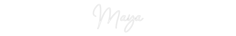 Custom Neon Sign Online Editor Maya