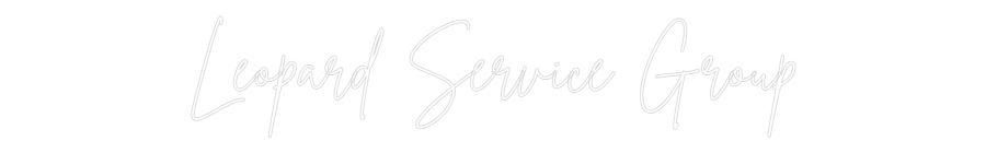 Custom Neon Sign Online Editor Leopard Servi...