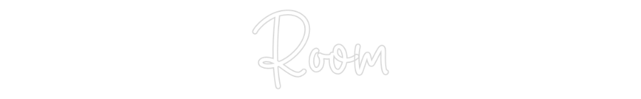 Custom Neon Sign Online Editor Room