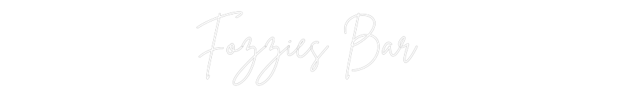 Custom Neon Sign Online Editor Fozzies Bar