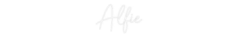 Custom Neon Sign Online Editor Alfie