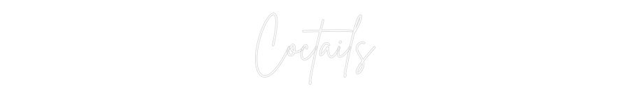 Custom Neon Sign Online Editor Coctails