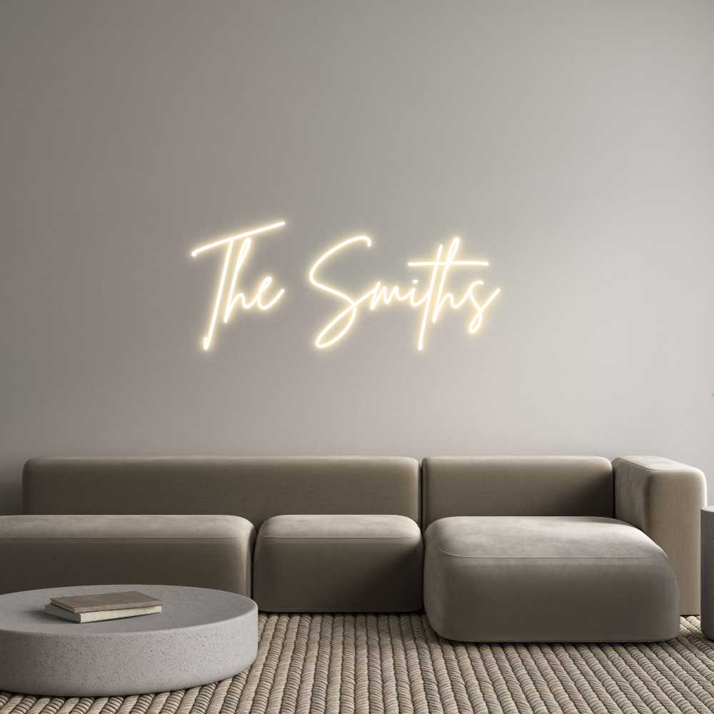 Custom Neon Sign Online Editor The Smiths