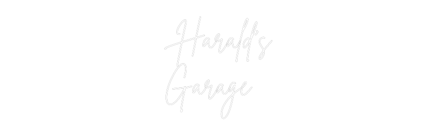 Custom Neon Sign Online Editor Harald’s
Gar...