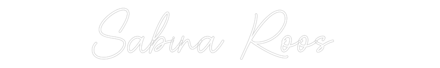 Custom Neon Sign Online Editor Sabina Roos
