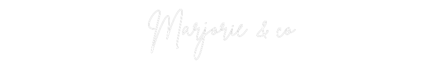 Custom Neon Sign Online Editor Marjorie & co