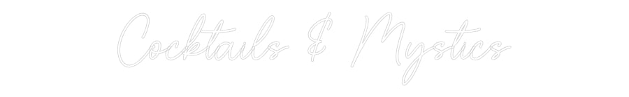 Custom Neon Sign Online Editor Cocktails & M...