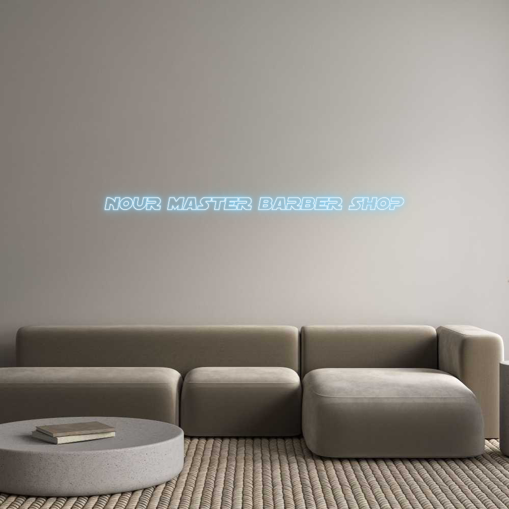 Custom Neon Sign Online Editor NOUR MASTER B...