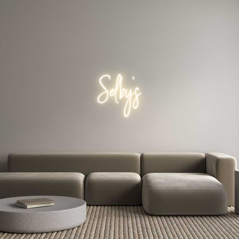 Custom Neon Sign Online Editor Selby's